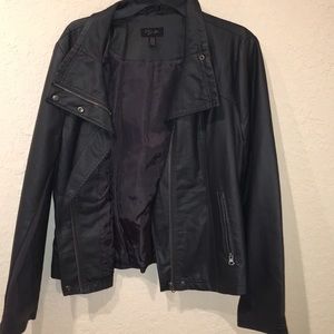 RD Style Faux Leather Jacket